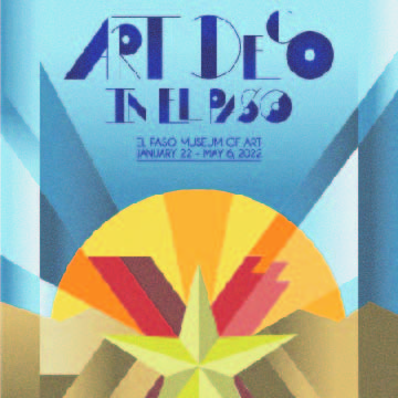 Sara Isasi, Art Deco in El Paso, digital print, 11 in x 17 in, 2020.